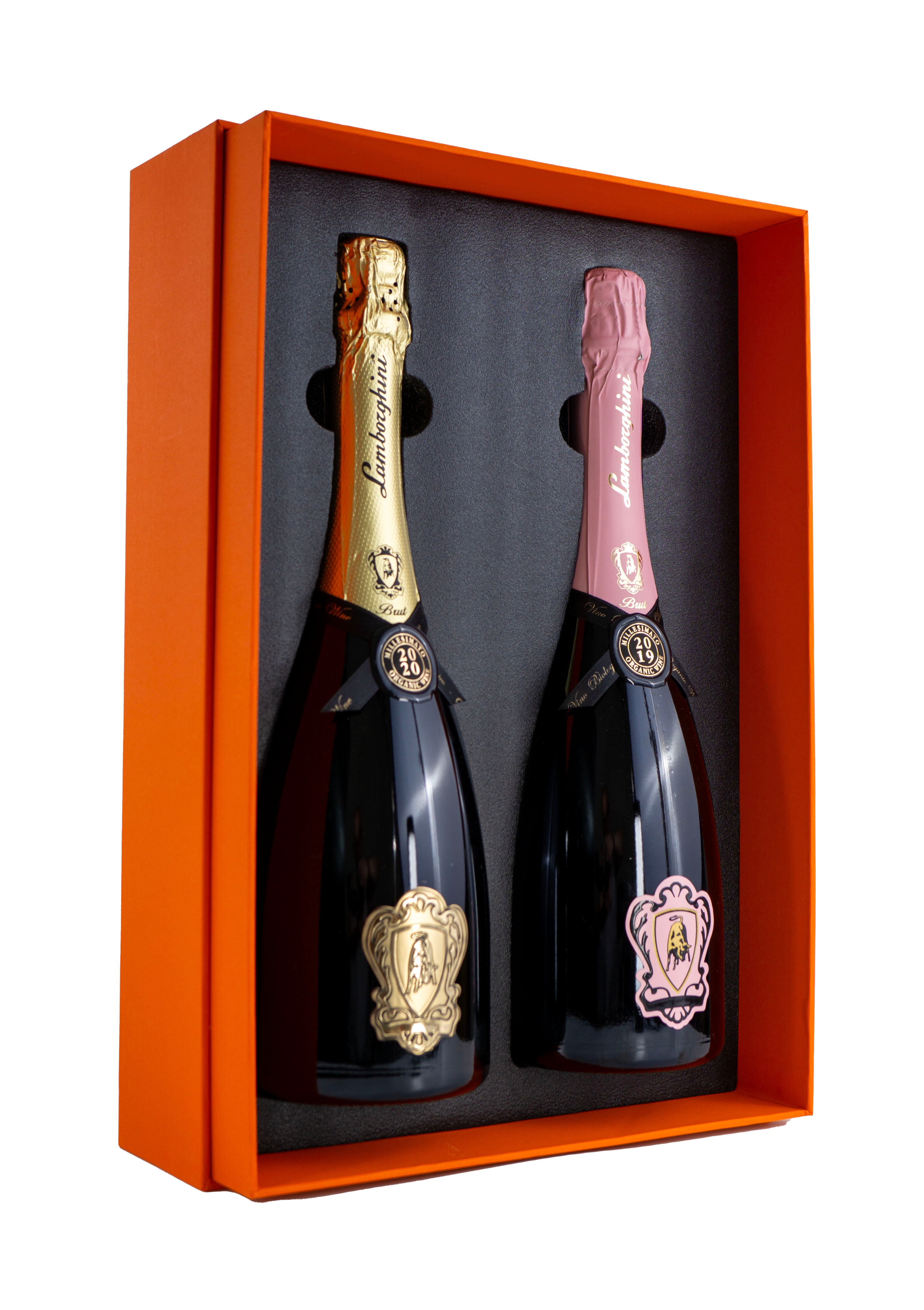 Lamborghini Limited Edition "Twin Classico" Vintage Sparkling Gift Set